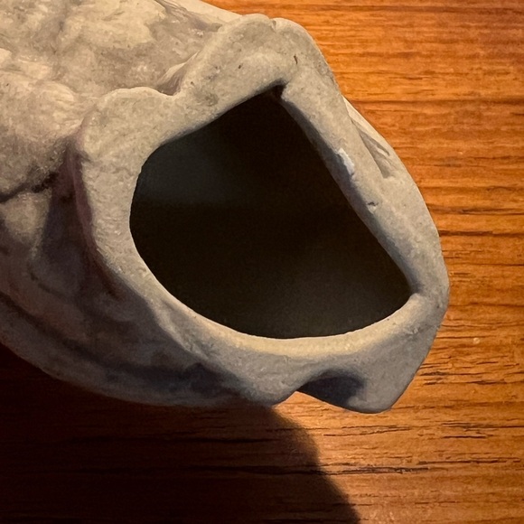 Collectable vintage miniature owls set of four Japanese Pottery Wood Mcm - Picture 8 of 14